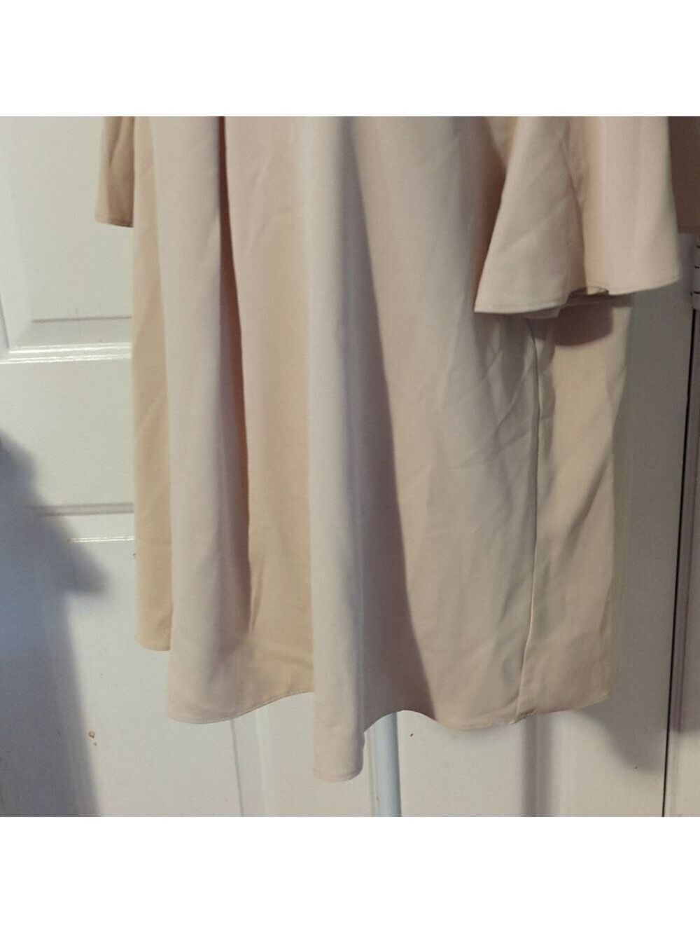 Anyally Nude Short Sleeve Top Blouse 2XL - Picture 4 of 11